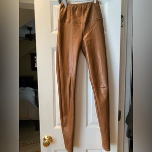 Vegan leather pants